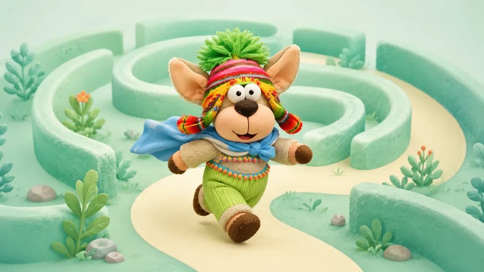 Otto recorriendo un laberinto
